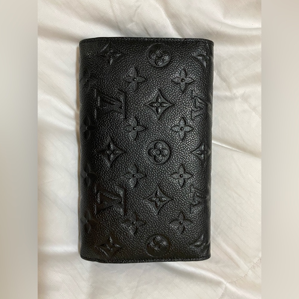 Louis Vuitton Vavin Chain Wallet Monogram Empreinte Leather Black - Picture 6 of 11